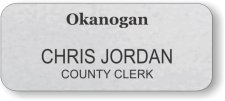 (image for) Okanogan County Auditor Silver Badge