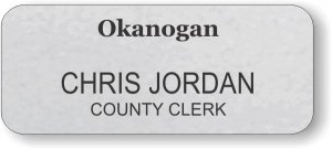 (image for) Okanogan County Auditor Silver Badge