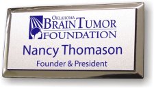 (image for) Oklahoma Brain Tumor Found Silver Executive Badge