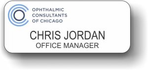 (image for) Ophthalmic Consultants of Chicago White Badge