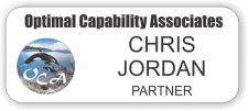 (image for) Optimal Capability Associates White Badge