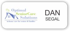 (image for) Optimal Senior Care Solutions White Badge Style B