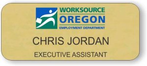 (image for) Oregon Employment Department Gold Badge