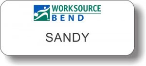 (image for) Worksource Bend White Badge