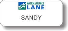 (image for) Worksource Lane White Badge