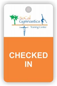 (image for) SoCal Gymnastics Orange Badge