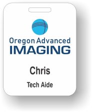 (image for) Oregon Advanced Imaging White Badge