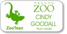 (image for) Oregon ZooTeen White Badge