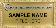 (image for) Old Republic Home Protection Bling Gold Badge