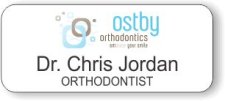 (image for) Ostby Orthodontics, Inc. White Badge