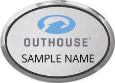 (image for) Outhouse - Oval Executive Polished Badge