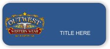 (image for) Outwest Title Only Name Badge