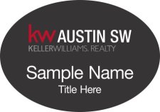 (image for) Keller Williams Austin SW Black Oval Badge