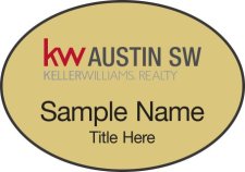 (image for) Keller Williams Austin SW Gold Oval Badge