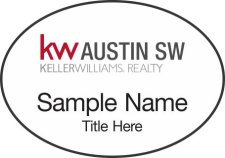 (image for) Keller Williams Austin SW White Oval Badge