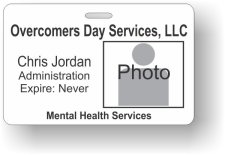 (image for) Overcomers Day Services Photo ID Badge