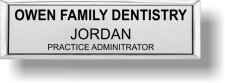 (image for) Owen Family Dentistry Small Silver Executive Badge