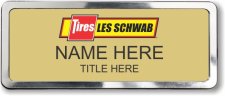 (image for) Les Schwab Tire Center Gold Prestige Polished Badge