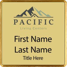 (image for) Pacific Living Centers Square Executive Gold Badge