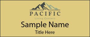 (image for) Pacific Living Centers Standard Gold Square Corner Badge