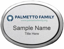 (image for) Palmetto Family Oval Executive Silver Badge