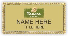 (image for) Panera Bread Gold Bling Badge