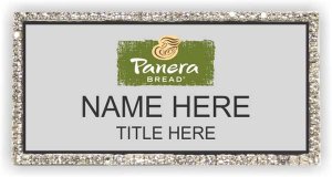 (image for) Panera Bread Silver Bling Badge