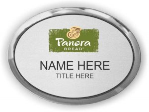 (image for) Panera Bread Oval Executive Silver Badge