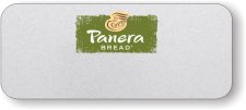 (image for) Panera Bread Silver Logo Only Badge