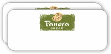 (image for) Panera Bread White Logo Only Badge - Pack of 25