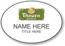 (image for) Panera Bread Oval White Badge