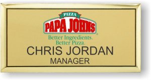 (image for) Papa John\'s Gold Executive Badge