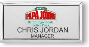 (image for) Papa John\'s Silver Executive Badge