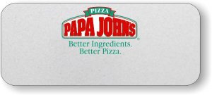 (image for) Papa John\'s Silver Badge Logo Only