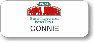 (image for) Papa John\'s White Badge