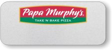 (image for) Papa Murphy's Silver Badge Logo Only