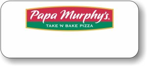 (image for) Papa Murphy\'s White Badge Logo Only