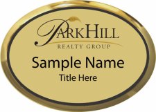 (image for) Park Hill Realty Group Oval Executive Gold badge