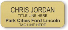 (image for) Park Cities Ford Lincoln Mercury Gold Badge (With Title / Tag Line)