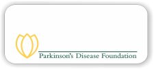 (image for) Parkinson's Disease Foundation Logo Only White Badge