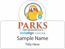 (image for) Parks Orthodontics Shaped White badge