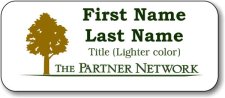 (image for) The Partner Network White Badge - (Light Color Title)