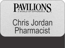 (image for) Pavilions Pharmacy Silver Pocket Badge