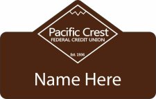 (image for) Pacific Crest FCU Shaped Badge