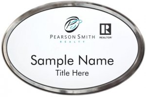 (image for) Pearson Smith Realty Oval Polished Prestige Other Badge