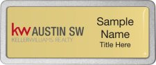 (image for) Keller Williams Austin SW Pebbled Prestige Gold Badge