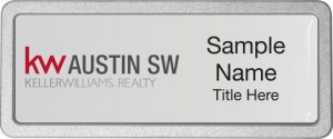 (image for) Keller Williams Austin SW Pebbled Prestige Silver Badge