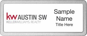 (image for) Keller Williams Austin SW Pebbled Prestige White Badge