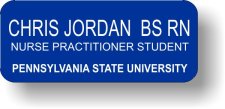 (image for) Penn State University Blue Badge