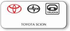 (image for) Performance Toyota Logo Only White Badge